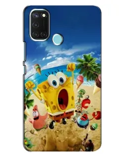 Чехол для Realme C17 с картинкой «Развлечения на пляже»