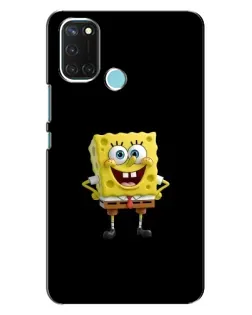 Чехол для Realme C17 с картинкой «Классический Губка Боб»
