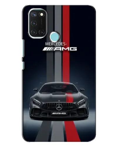 Чехол для Realme C17 с картинкой «Mercedes — белый карбон» Чехол для Realme C17 с картинкой «Mercedes — белый карбон»