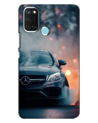 Чехол для Realme C17 с картинкой «Mercedes — ночной город» Чехол для Realme C17 с картинкой «Mercedes — ночной город»