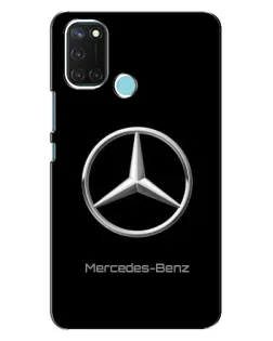 Чехол для Realme C17 с картинкой «Mercedes Silver Logo»