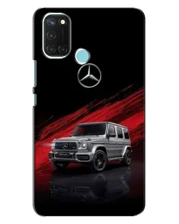 Чехол для Realme C17 с картинкой «Mercedes G-Class красный»
