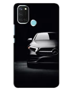 Чехол для Realme C17 с картинкой «Свет фар Mercedes»
