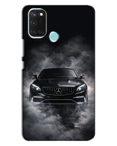 Чехол для Realme C17 с картинкой «Mercedes в дыму» Чехол для Realme C17 с картинкой «Mercedes в дыму»