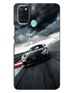 Чехол для Realme C17 с картинкой «Гоночный Mercedes AMG»
