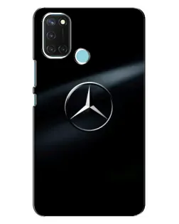 Чехол для Realme C17 с картинкой «Mercedes на металле» Чехол для Realme C17 с картинкой «Mercedes на металле»