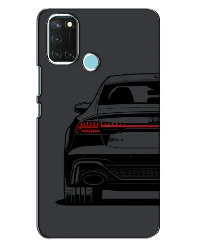 Чехол для Realme C17 с картинкой «Задняя часть Audi — арт»