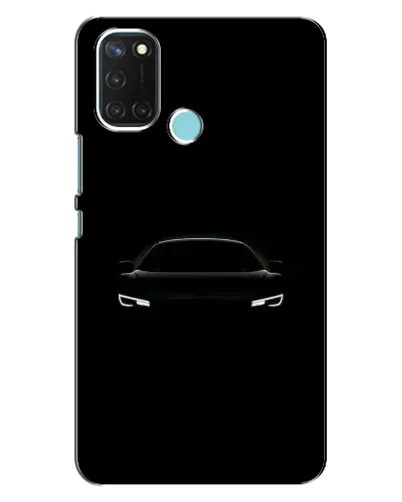 Чехол для Realme C17 с картинкой «Взгляд Audi в темноте»