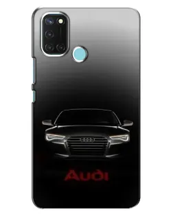 Чехол для Realme C17 с картинкой «Audi — градиентный контур»
