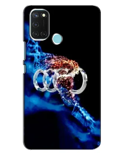 Чехол для Realme C17 с картинкой «Энергия лого Audi»