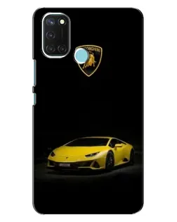 Чехол для Realme C17 с картинкой «Lamborghini желтый акцент» Чехол для Realme C17 с картинкой «Lamborghini желтый акцент»