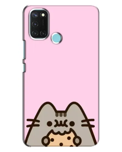 Чехол для Realme C17 с картинкой «Pusheen и печенье» Чехол для Realme C17 с картинкой «Pusheen и печенье»