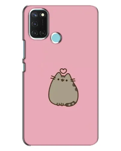 Чехол для Realme C17 с картинкой «Pusheen сердце» Чехол для Realme C17 с картинкой «Pusheen сердце»