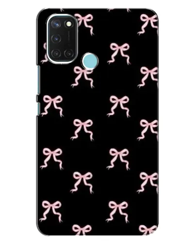 Чехол для Realme C17 с картинкой «Бант-цветок»