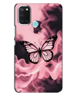 Чехол для Realme C17 с картинкой «Бабочка в дыму» Чехол для Realme C17 с картинкой «Бабочка в дыму»