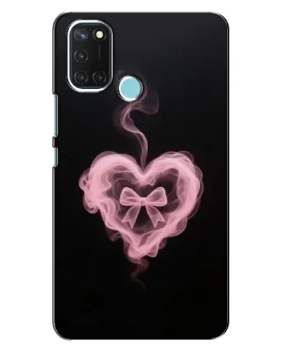 Чехол для Realme C17 с картинкой «Дымчатое сердце»