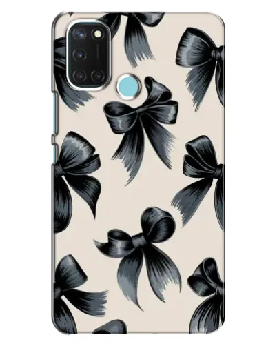 Чехол для Realme C17 с картинкой «Банты Coquette»