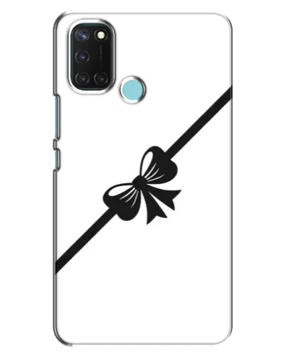Чехол для Realme C17 с картинкой «Диагональный бант»