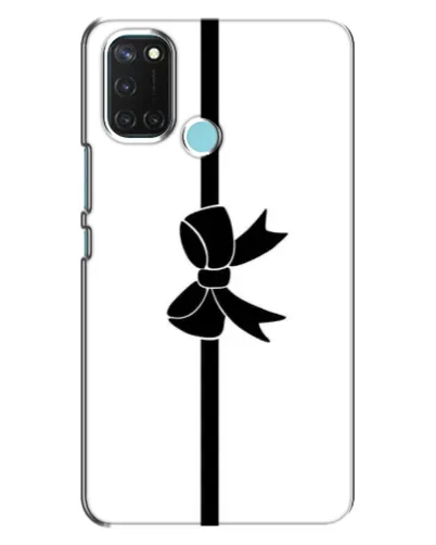 Чехол для Realme C17 с картинкой «Вертикальный бант»