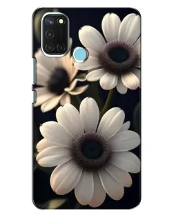Чехол для Realme C17 с картинкой «Белые маргаритки макро» Чехол для Realme C17 с картинкой «Белые маргаритки макро»