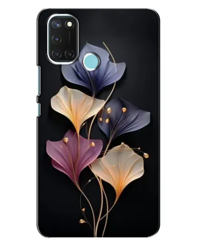 Чехол для Realme C17 с картинкой «Лиловые цветы грации»