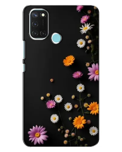 Чехол для Realme C17 с картинкой «Цветочная композиция»