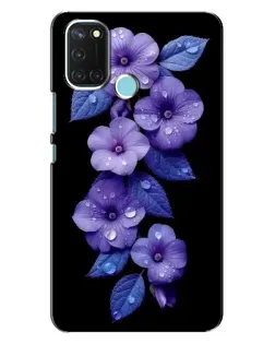 Чехол для Realme C17 с картинкой «Фиолетовые цветы с росою» Чехол для Realme C17 с картинкой «Фиолетовые цветы с росою»