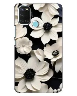 Чехол для Realme C17 с картинкой «Объемные белые цветы» Чехол для Realme C17 с картинкой «Объемные белые цветы»