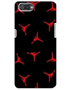 Чохол для Realme C2 з картинкою «Jordan Red Pattern» Чохол для Realme C2 з картинкою «Jordan Red Pattern»