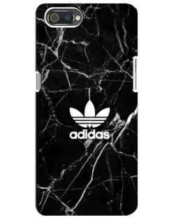 Чохол для Realme C2 з картинкою «Білий мармур Adidas»