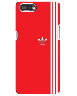 Чохол для Realme C2 з картинкою «Червоний мінімалізм Adidas»