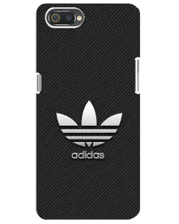 Чохол для Realme C2 з картинкою «Adidas Карбонова текстура»