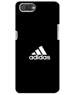 Чохол для Realme C2 з картинкою «Чорна класика Adidas»