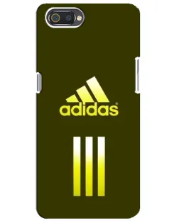 Чохол для Realme C2 з картинкою «Оливковий градієнт Adidas»
