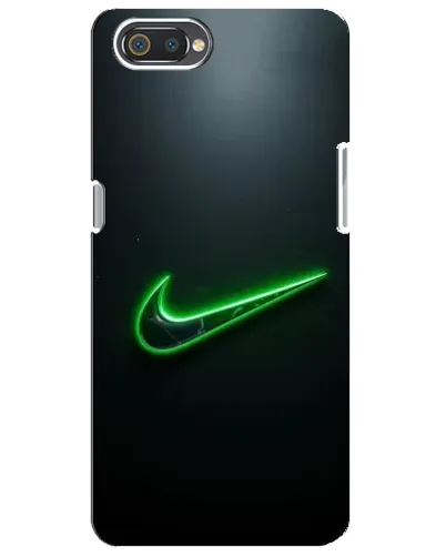 Чохол для Realme C2 з картинкою «Неоновий контур Nike»