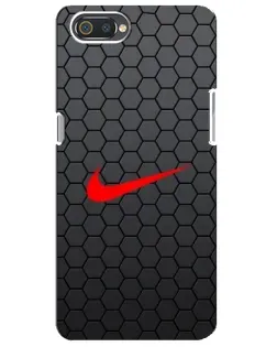 Чохол для Realme C2 з картинкою «Nike — карбонова сітка» Чохол для Realme C2 з картинкою «Nike — карбонова сітка»