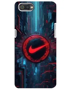 Чохол для Realme C2 з картинкою «Техногенний стиль Nike»