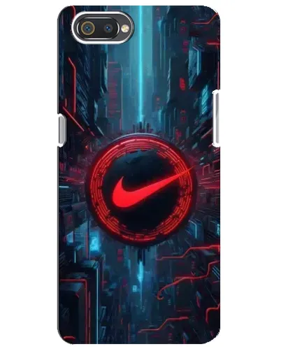 Чохол для Realme C2 з картинкою «Техногенний стиль Nike»