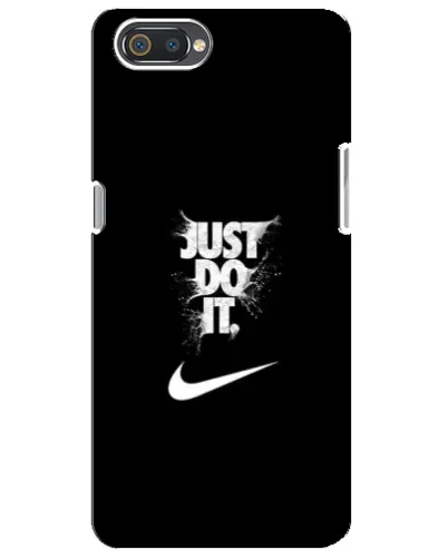 Чохол для Realme C2 з картинкою «Текстовий принт Nike»