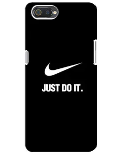 Чохол для Realme C2 з картинкою «Класичний принт Nike»