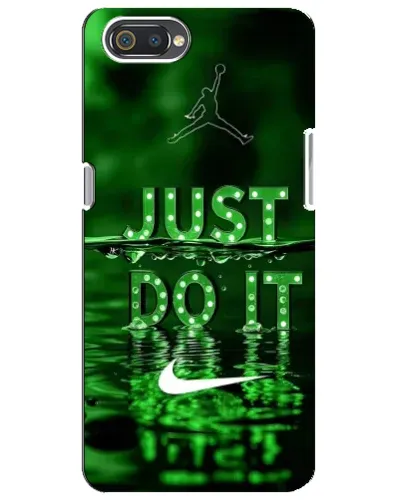 Чохол для Realme C2 з картинкою «Зелений неоновий Nike»