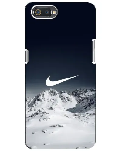 Чохол для Realme C2 з картинкою «Nike — зимові гори»