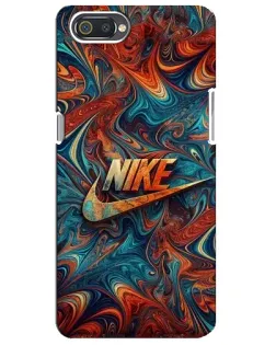 Чохол для Realme C2 з картинкою «Nike в абстракції»