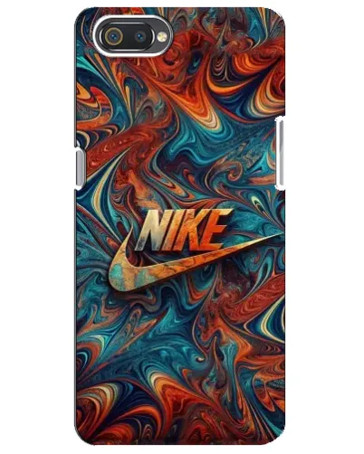 Чохол для Realme C2 з картинкою «Nike в абстракції»