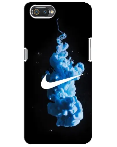 Чохол для Realme C2 з картинкою «Nike та синій дим»
