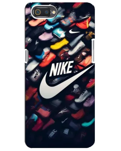 Чохол для Realme C2 з картинкою «Колекція кросівок Nike»