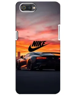 Чохол для Realme C2 з картинкою «Nike та суперкар»
