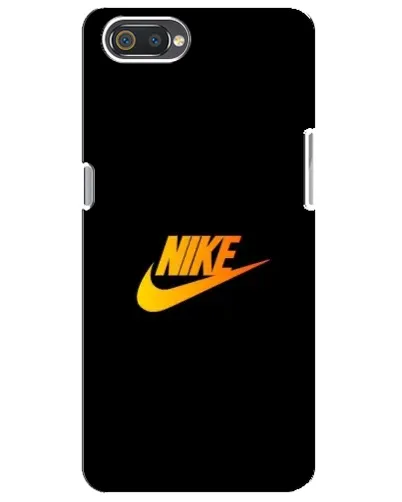 Чохол для Realme C2 з картинкою «Золотий логотип Nike»