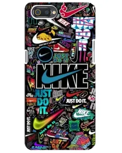 Чехол для Realme C2 с картинкой «Яркий коллаж Nike» Чехол для Realme C2 с картинкой «Яркий коллаж Nike»
