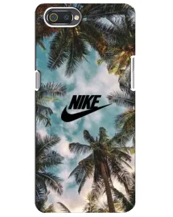 Чехол для Realme C2 с картинкой «Тропический принт Nike» Чехол для Realme C2 с картинкой «Тропический принт Nike»